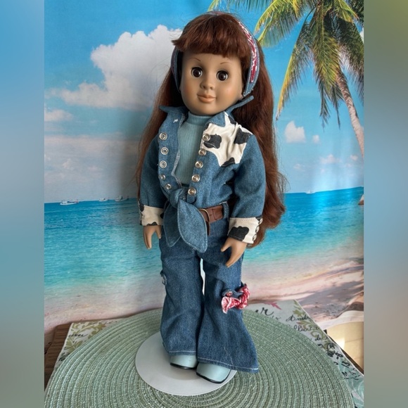 Our Generation 18" 1998 Battat Equestrian Outfitted Doll
with Long Brown Hair - Picture 1 of 7